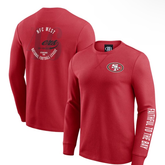 NWT Men’s Medium San Francisco 49ers Darius Rucker by Fanatics Waffle Knit - Picture 1 of 5